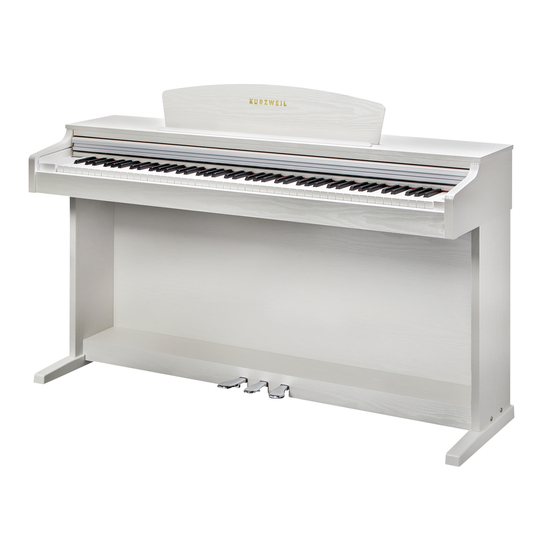 KURZWEIL M115 WH - цифровое пианино (2 места), 88 молоточковых клавиш, полифония 189, цвет белый - Звуковое и световое оборудование, музыкальные инструменты.